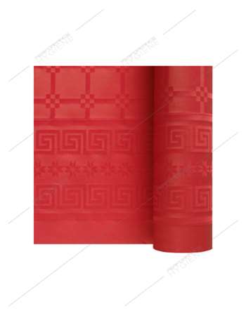 Image de NAPPE DAMASSÉE ROUGE 1.20 X 50 M