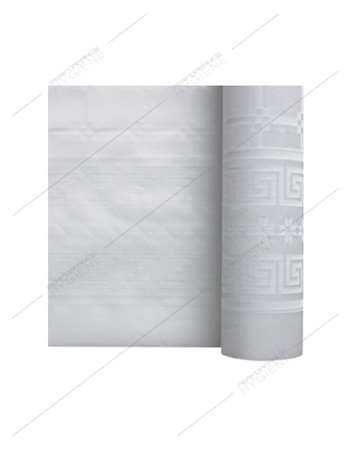 Image de ROULEAU NAPPE DAMASSÉE BLANCHE 1.20 X 100 M