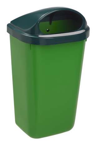 CORBEILLE 50 L PLASTIQUE XERIOS VERT