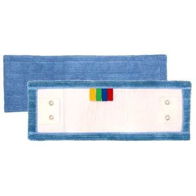 Image de FRANGE MICROFIBRE BLEUE 40 CM POCHE/ LANGUETTE/ OEILLETS