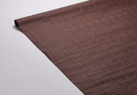 ROULEAU NAPPE DAMASSÉE 50 M - CHOCOLAT