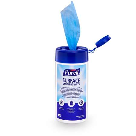 LINGETTES PURELL DESINFECTANTES ALIM BOITE DE 100