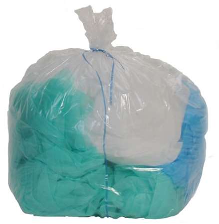 SAC POUBELLE 100 L TRANSPARENTS BD - CARTON DE 200