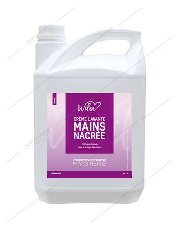 SAVON CREME LAVANTE MAINS NACREE WILOV 5 L