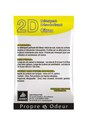 2 D CITRON - CARTON DE 250 DOSES 20 ML