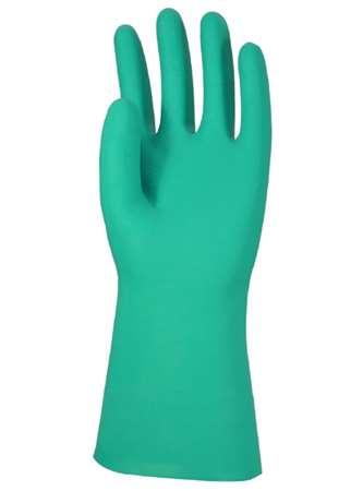 GANT NITRILE VERT FLOCKE COTON TAILLE M - LA PAIRE