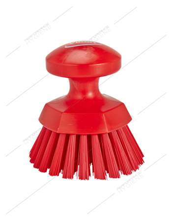 BROSSE RONDE SOLEIL ROUGE