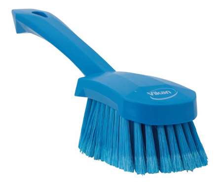 Image de BROSSE A MAIN MANCHE COURT 270 MM BLEU