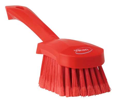 Image de BROSSE A MAIN MANCHE COURT 270 MM ROUGE