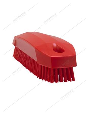 BROSSE A MAINS BROSSE ONGLES 130 MM DUR ROUGE