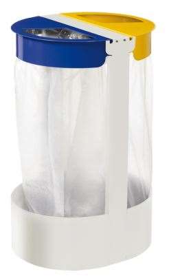 Image de 2 FLUX SUR PIED 2X75L - CITWIN ESSENTIEL- BLANC /JAUNE COLZA