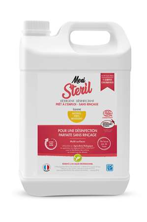 Image de MERISTERIL DÉSINFECTANT CONTACT ECOCERT INTRANTS 5L