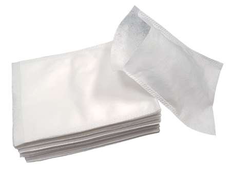 Image de GANT DE TOILETTE ECO 100% POLYEST.BLANC 14,7X21 CM / 1000 U.