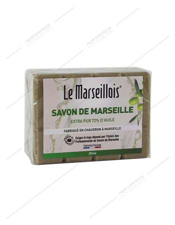 LE MARSEILLOIS SAVONNETTE DE MARSEILLE VERTE 4X100G