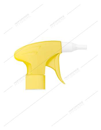 Image de TÊTE DE SPRAY MOUSSE JAUNE POUR FLACON 500ML