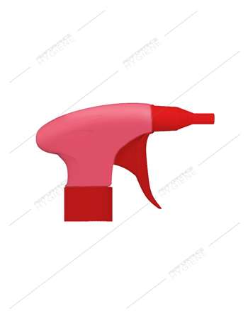 Image de TÊTE DE SPRAY MOUSSE ROUGE POUR FLACON 500ML