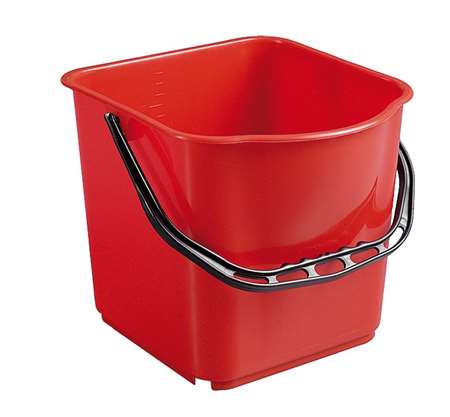 Image de SEAU 15L ROUGE ANSE PLAST.