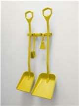 Image de SUPPORT MURAL HYGIÉNIQUE HI-FLEX, JAUNE