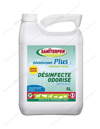 Saniterpen desinfectant plus fraicheur verte 5L