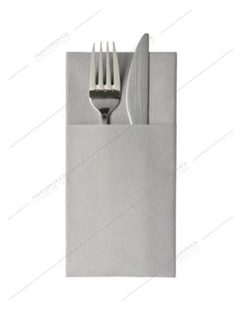 Serviettes Lunch Pochettes BETON c/500