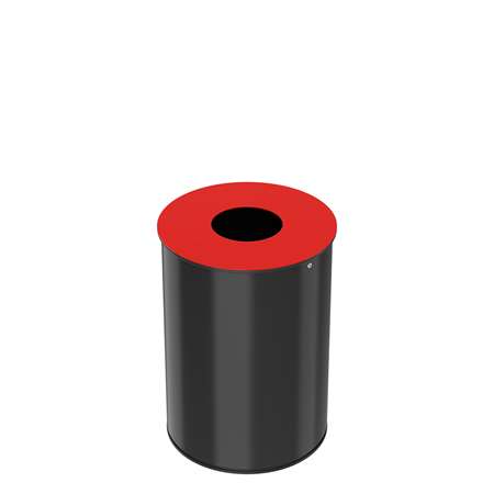 Image de Poubelle de tri selectif 30l neotri - tri metal - gris manga