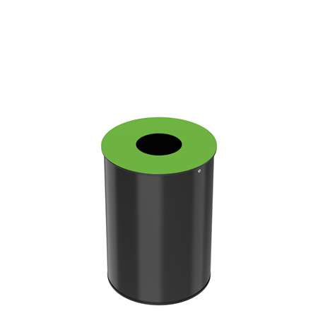 Image de Poubelle de tri selectif 30l neotri - tri verre - gris manga