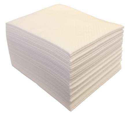 Image de Carre de soins airlaid gaufre blanc 50 gr/m²