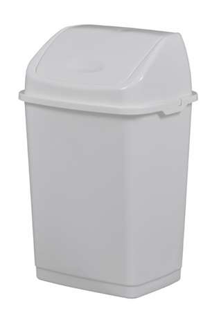 Image de POUBELLE PLAST COUV BASCULANT 18 L
