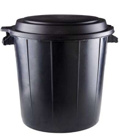 Image de POUBELLE 80 L AVEC COUVERCLE TYPE IMMEUBLE