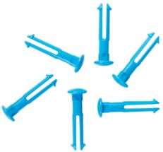 6 goupilles de rechange pour les supports 1011x & 1013x Bleu