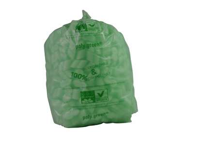 SACS POUBELLE vert BIODEGRADABLE 10L 350x480 c/500