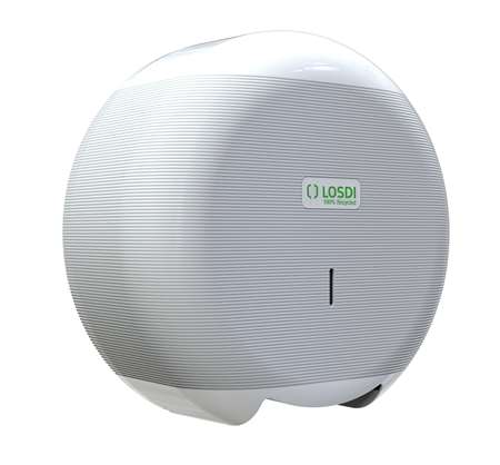 Image de Distributeur Papier Hygienique 300 m. ABS Blanc Ø 45