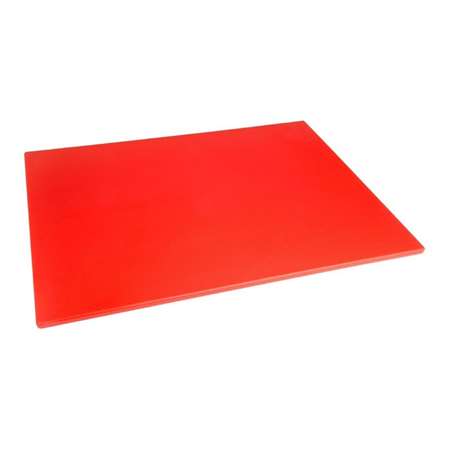 Image de Grande planche à découper basse densité Hygiplas rouge