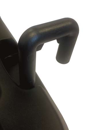 Image de Office 60 crochets pour chariots (2 pcs) polypropylène noir