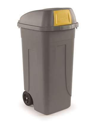 Image de BLOOM PUSH Conteneur basculant en plastic second life Gris-J