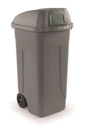 Image de BLOOM PUSH Conteneur basculant en plastic second life Gris-V