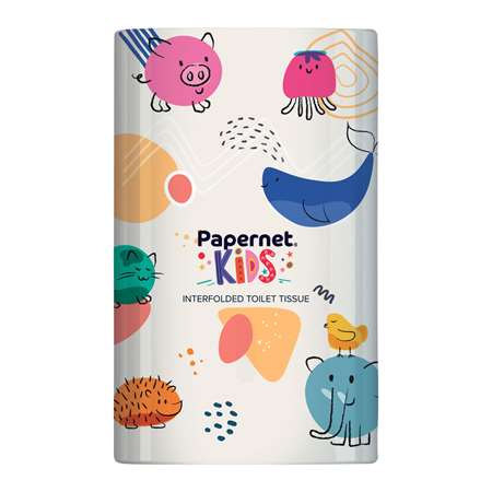 Image de Distributeur papier toilette interfolié blanc Kids