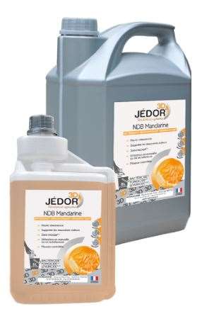 JEDOR 3D détergent désinfectant désodorisant MANDARINE 5L