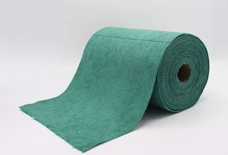 Image de Lavette Microfibre Bobine Tricot First vert 30x30cm (75 pcs)