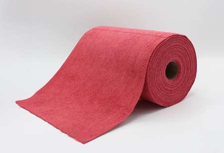 Image de Lavette Microfibre Bobine Tricot First rouge 30x30 (75 pcs)