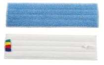 Image de Frange velcro microfibres bleue souple 45cm
