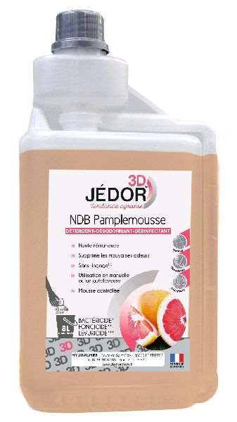 Image de JEDOR 3D détergent désinfectant désodorisant PAMPLEMOUSSE 1L
