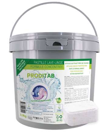 Pastille linge - Ecolabel - 150 Tablettes