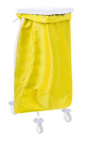 Sac a linge uni jaune 65L