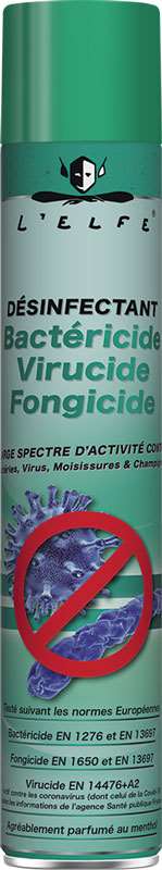 Image de Desinfectant bactericide - fongicide - virucide menthe 750ml