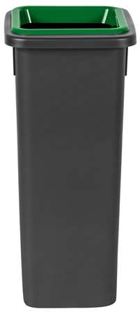 Image de Poubelle FIT 20L Noire + Insert Vert - ECOGREEN