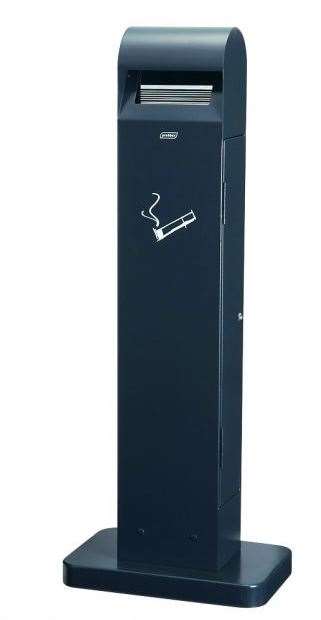 Image de Cendrier 'totem' 12,5L - Corps Anthracite - RAL 7016