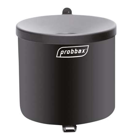 Image de Cendrier mural 1,5L Noir - RAL 9005