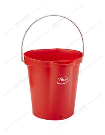 Image de Seau alimentaire bec verseur gradué 6L ROUGE-56884