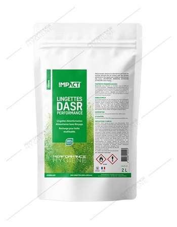 Image de Lingettes DASR performance recharge x200